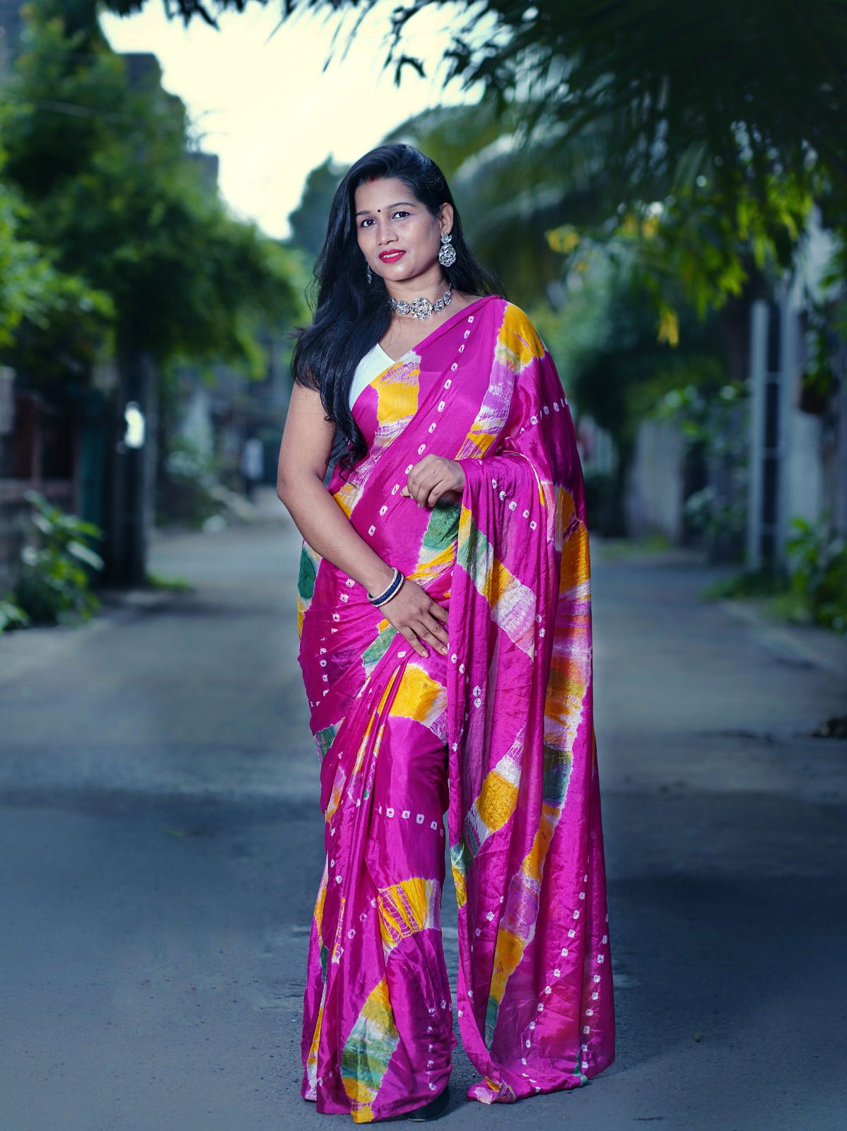 KGM Bandhani Printed Designer Sarees Catalog